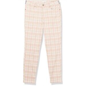 Tommy Hilfiger Women's Pants Plaid Printed Skinny Ankle Length Size 16 New